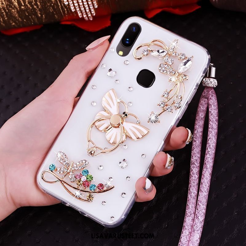 Huawei P20 Lite Kuoret Läpinäkyvä Rengas Ripustettavat Koristeet Kotelo Puhelimen Kuori Halvat