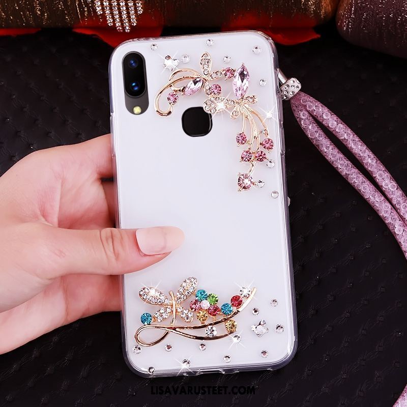 Huawei P20 Lite Kuoret Läpinäkyvä Rengas Ripustettavat Koristeet Kotelo Puhelimen Kuori Halvat