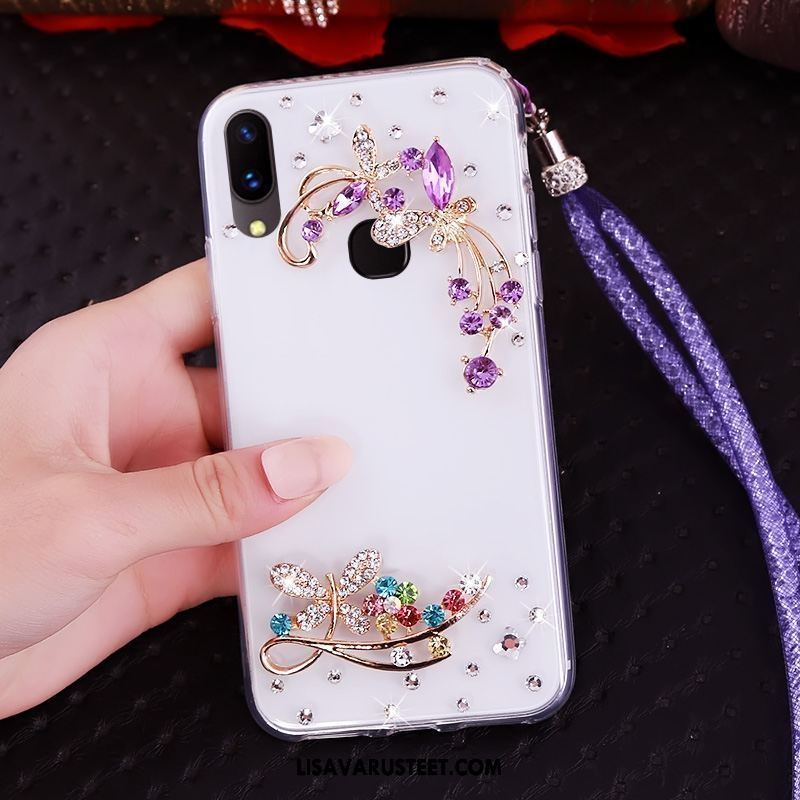 Huawei P20 Lite Kuoret Läpinäkyvä Rengas Ripustettavat Koristeet Kotelo Puhelimen Kuori Halvat