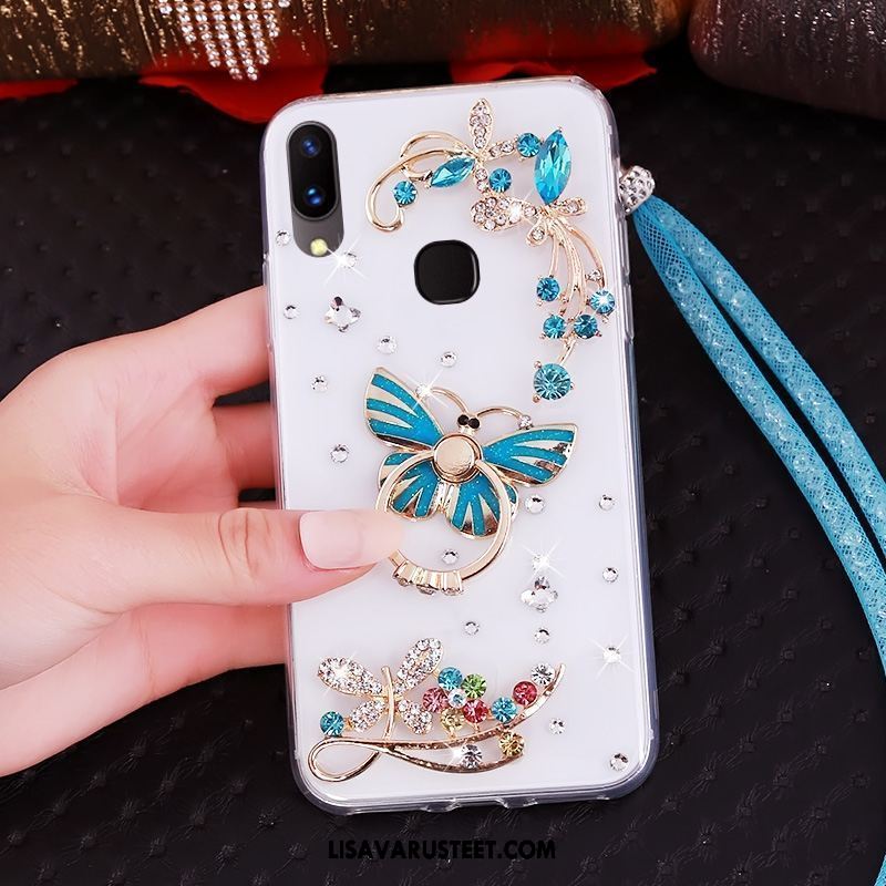 Huawei P20 Lite Kuoret Läpinäkyvä Rengas Ripustettavat Koristeet Kotelo Puhelimen Kuori Halvat