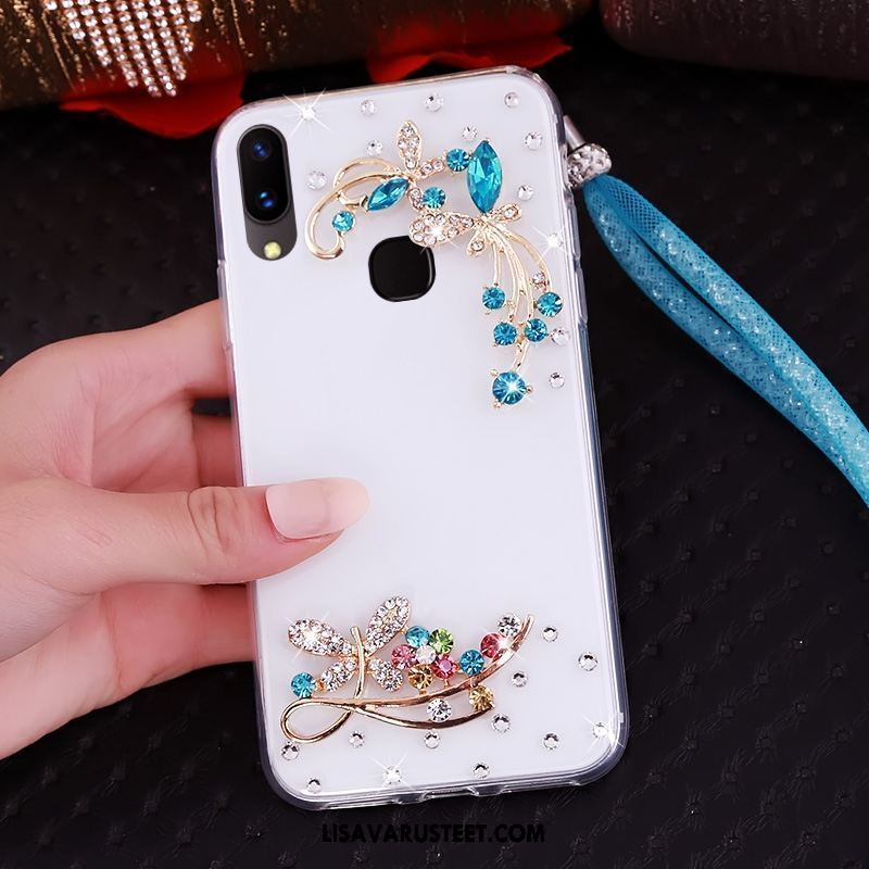 Huawei P20 Lite Kuoret Läpinäkyvä Rengas Ripustettavat Koristeet Kotelo Puhelimen Kuori Halvat