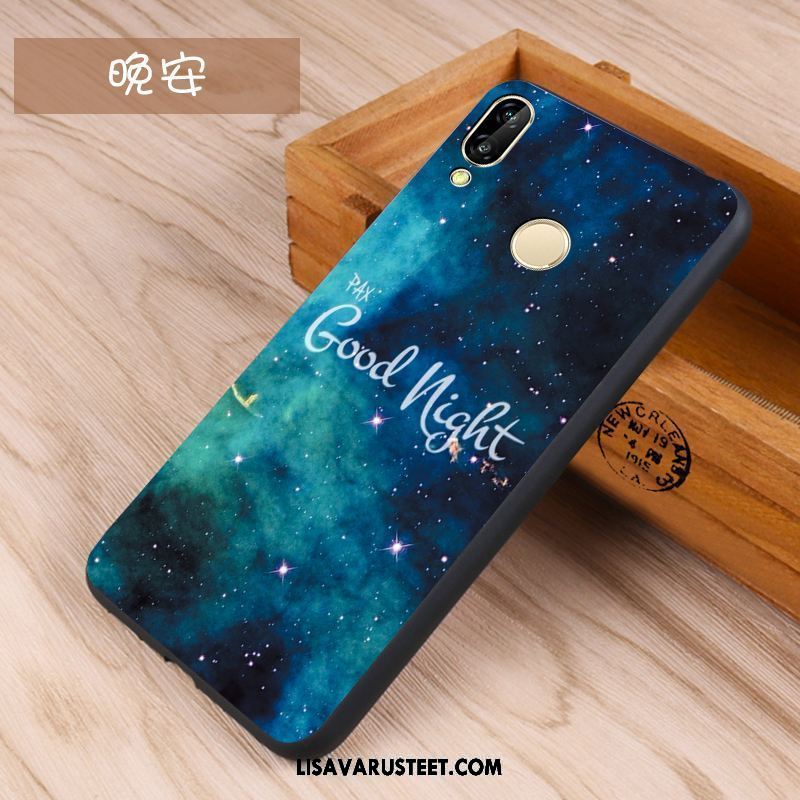 Huawei P20 Lite Kuoret Pehmeä Neste Kuori Kotelo Suojaus Pesty Suede Halvat