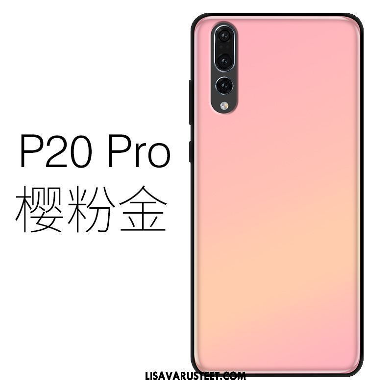 Huawei P20 Pro Kuoret Keltainen Puhelimen Silikoni Ultra Kuori Halpa