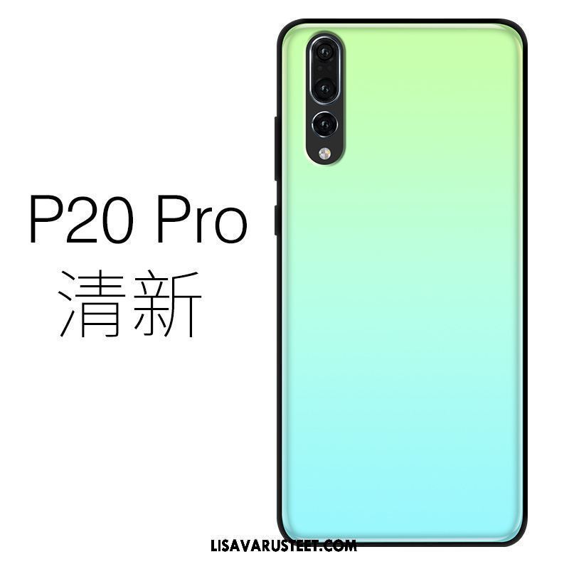 Huawei P20 Pro Kuoret Keltainen Puhelimen Silikoni Ultra Kuori Halpa