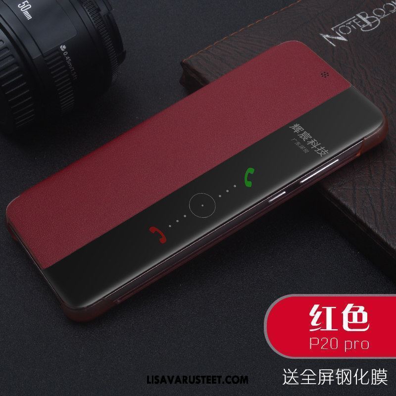 Huawei P20 Pro Kuoret Kotelo All Inclusive Murtumaton Ultra Aito Nahka Osta