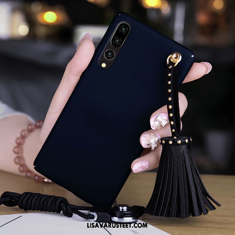 Huawei P20 Pro Kuoret Kuori Pesty Suede Kova Punainen Puhelimen Osta