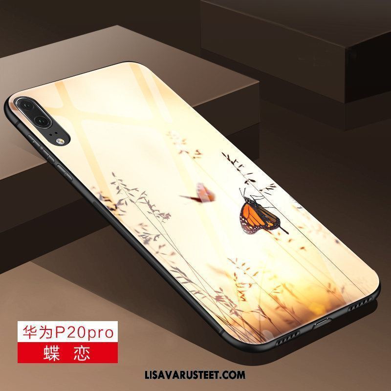 Huawei P20 Pro Kuoret Kustannukset Pehmeä Neste Suojaus Silikoni Yksinkertainen Kuori Halpa