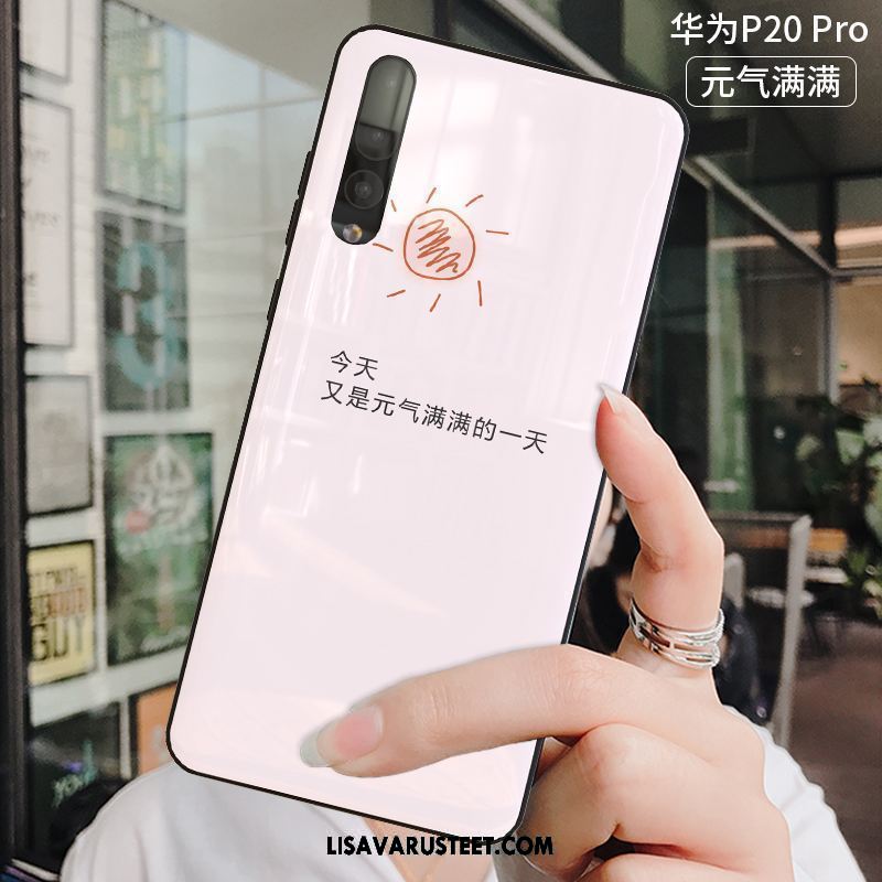 Huawei P20 Pro Kuoret Persoonallisuus Karkaisu Lasi Net Red Suojaus Halvat