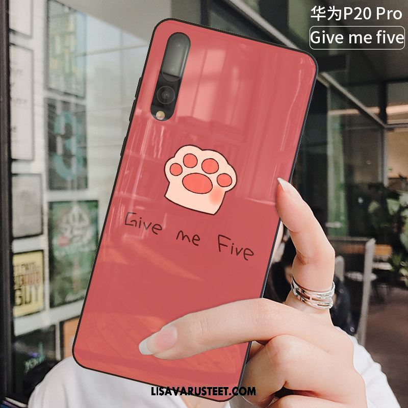 Huawei P20 Pro Kuoret Persoonallisuus Karkaisu Lasi Net Red Suojaus Halvat