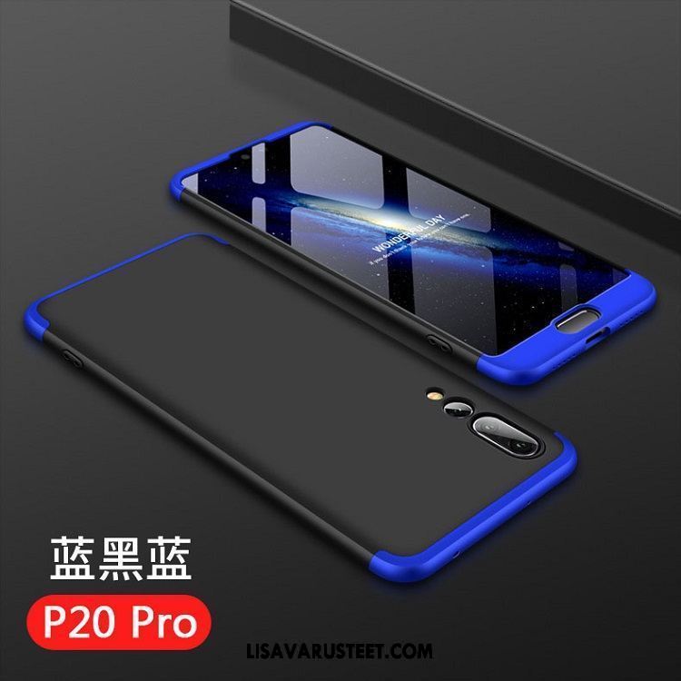 Huawei P20 Pro Kuoret Pinkki Suojaus Jauhe Pesty Suede Ohut Kuori Halpa