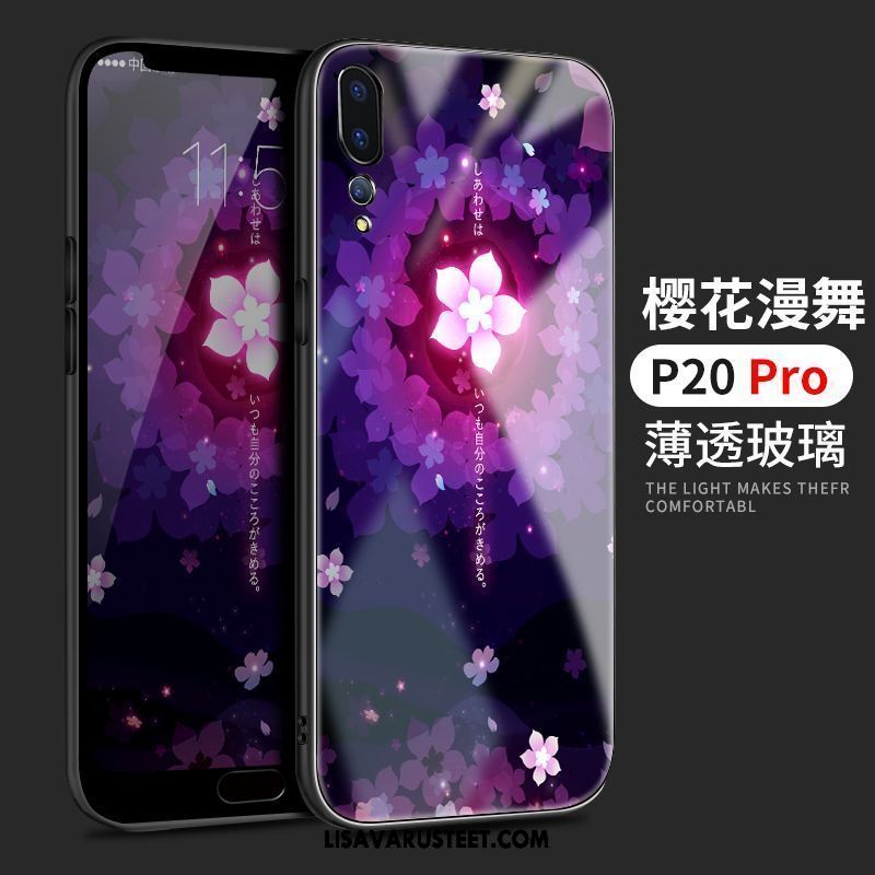 Huawei P20 Pro Kuoret Silikoni Lasi Persoonallisuus Kotelo Rakastunut Myynti