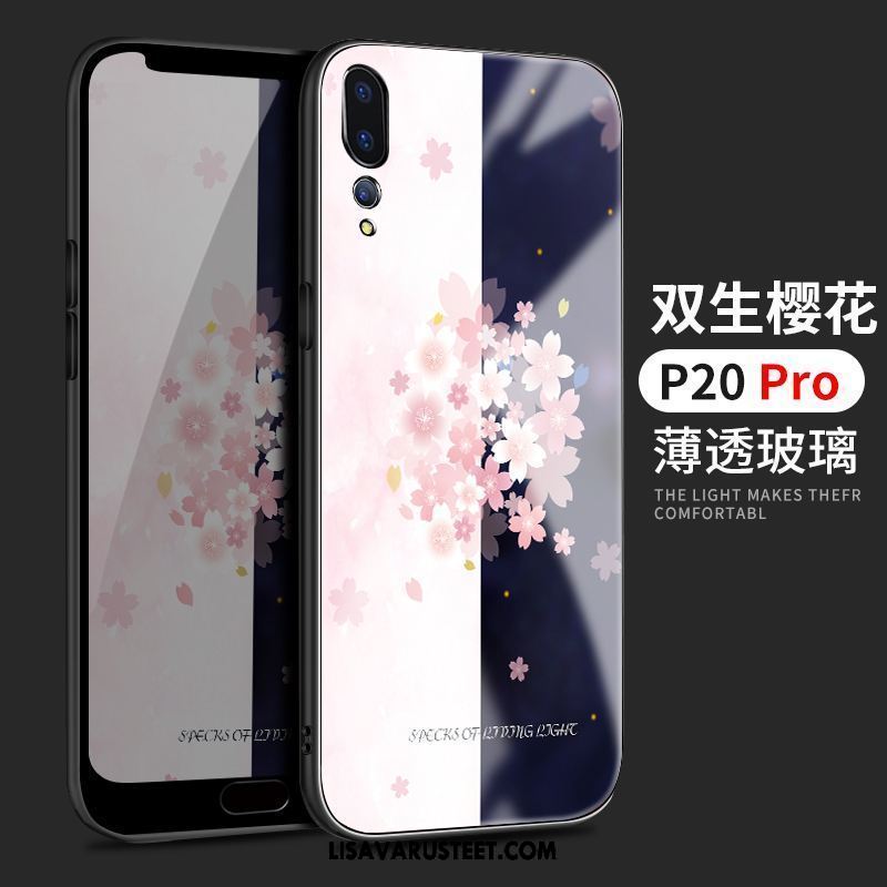 Huawei P20 Pro Kuoret Silikoni Lasi Persoonallisuus Kotelo Rakastunut Myynti