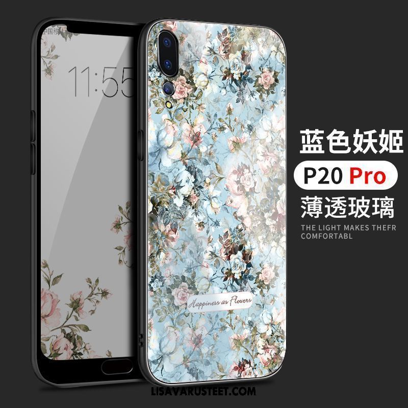 Huawei P20 Pro Kuoret Silikoni Lasi Persoonallisuus Kotelo Rakastunut Myynti