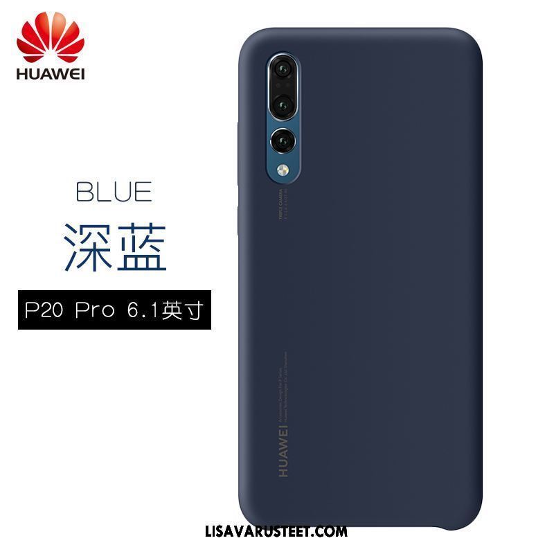 Huawei P20 Pro Kuoret Suojaus Tila Jauhe Pehmeä Neste Kuori Halvat