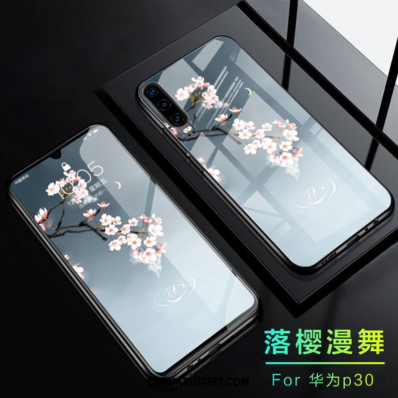 Huawei P30 Kuoret Luova Sininen Silikoni Persoonallisuus Trendi Myynti