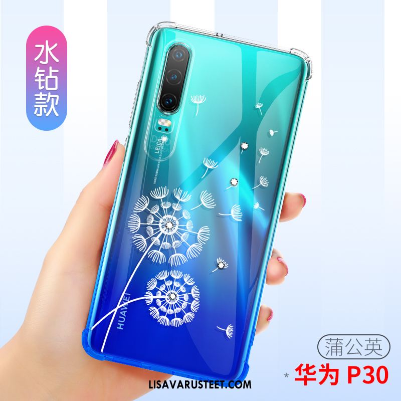 Huawei P30 Kuoret Läpinäkyvä All Inclusive Jauhe Puhelimen Silikoni Osta