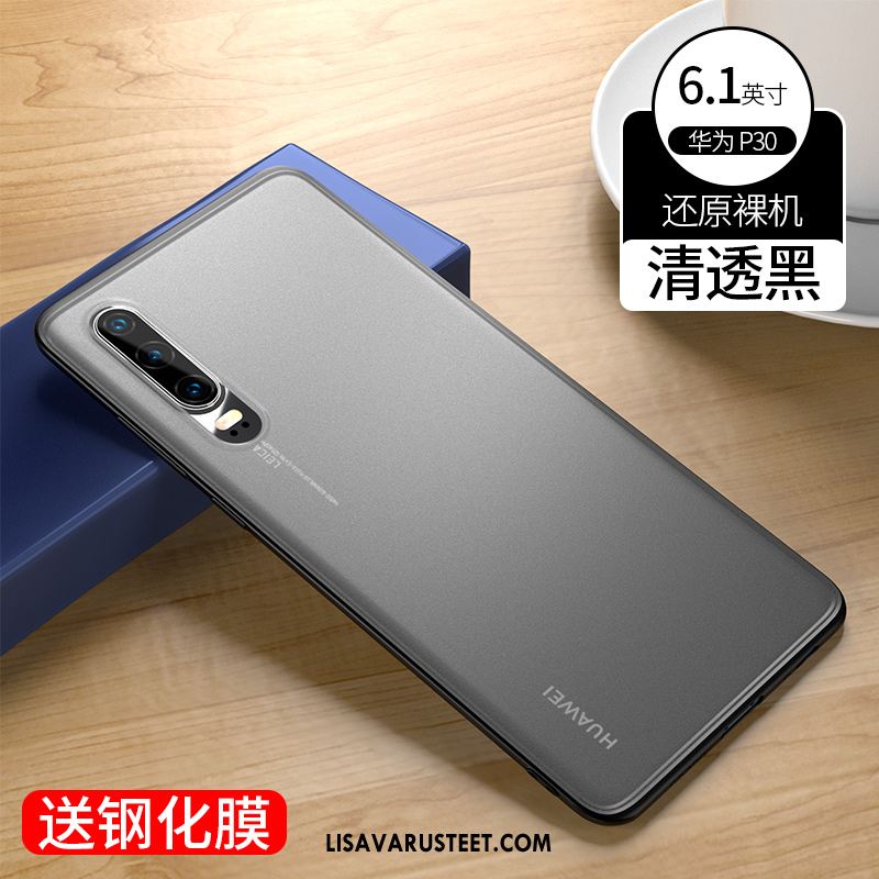 Huawei P30 Kuoret Persoonallisuus Uusi Suojaus Läpinäkyvä Punainen Kuori Kauppa