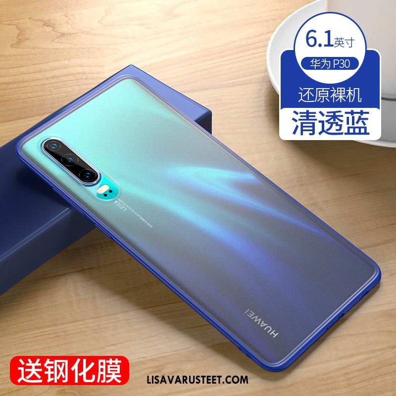 Huawei P30 Kuoret Persoonallisuus Uusi Suojaus Läpinäkyvä Punainen Kuori Kauppa