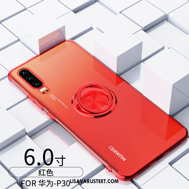 Huawei P30 Kuoret Pinnoitus Sininen Auto Silikoni All Inclusive Kuori Halvat