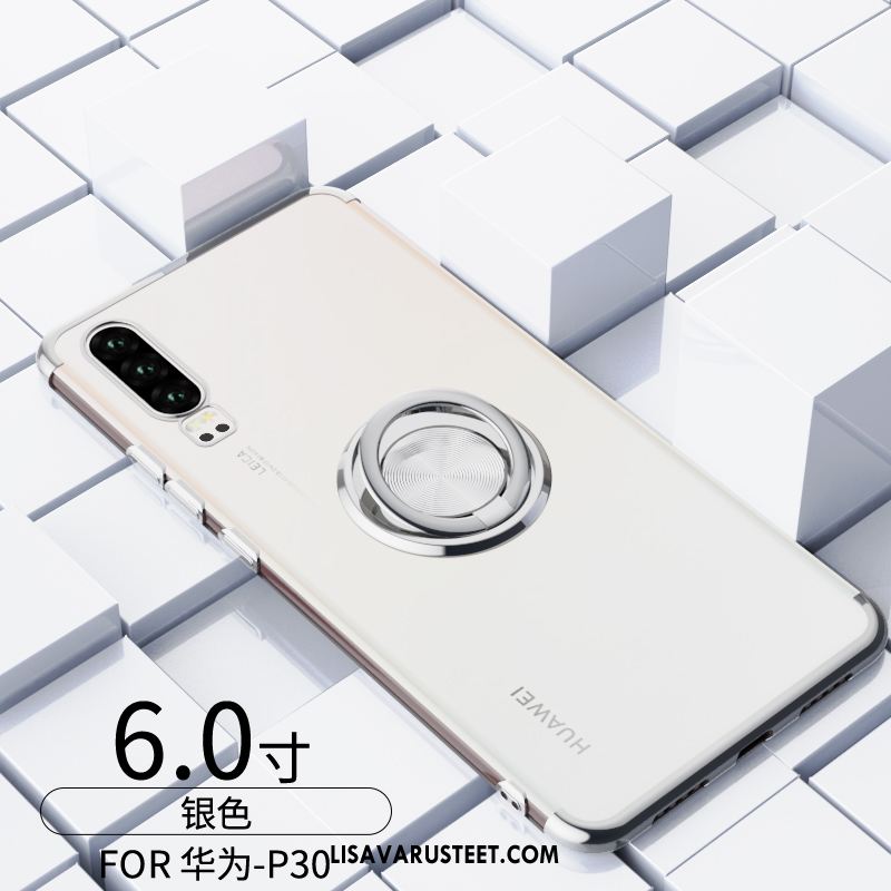 Huawei P30 Kuoret Pinnoitus Sininen Auto Silikoni All Inclusive Kuori Halvat