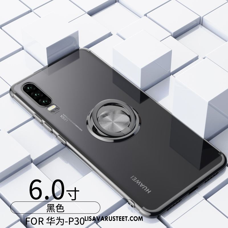 Huawei P30 Kuoret Pinnoitus Sininen Auto Silikoni All Inclusive Kuori Halvat