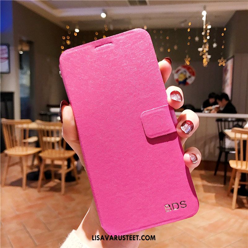 Huawei P30 Kuoret Suojaus Nahkakotelo All Inclusive Punainen Puhelimen Kuori Osta