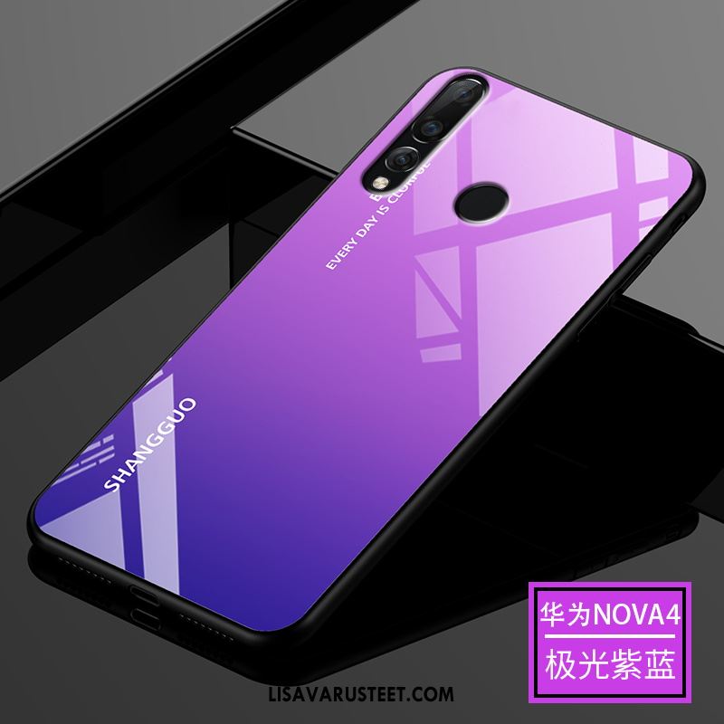 Huawei P30 Lite Kuoret Murtumaton Violetti Peili Rakastunut Kotelo Kuori Osta