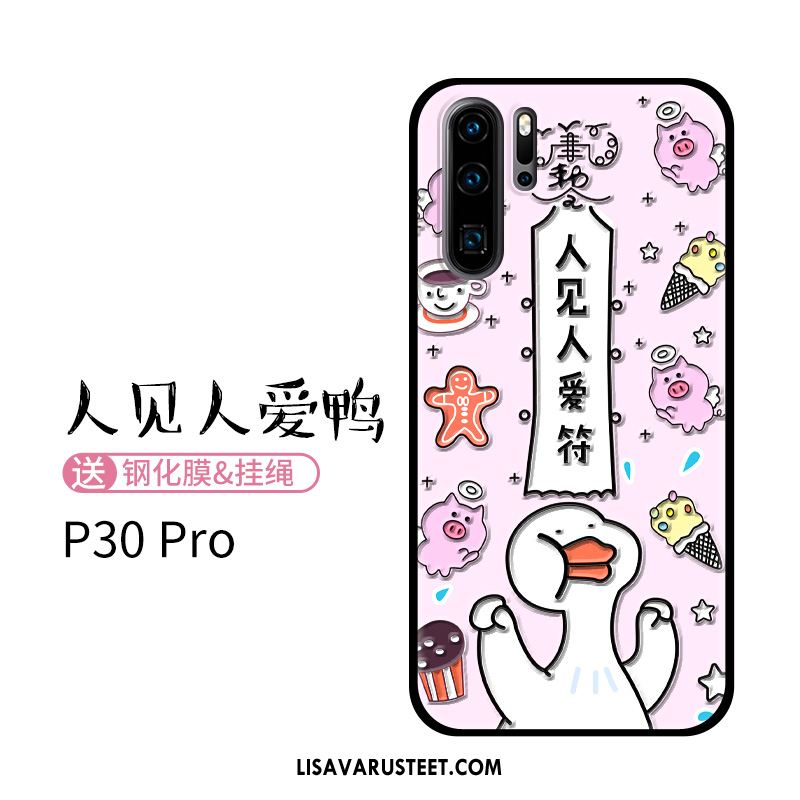 Huawei P30 Pro Kuoret Ankka Pesty Suede Ripustettavat Koristeet Kotelo Kuori Myynti