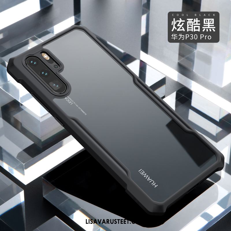 Huawei P30 Pro Kuoret Kuori Punainen Trendi Läpinäkyvä Murtumaton Verkossa