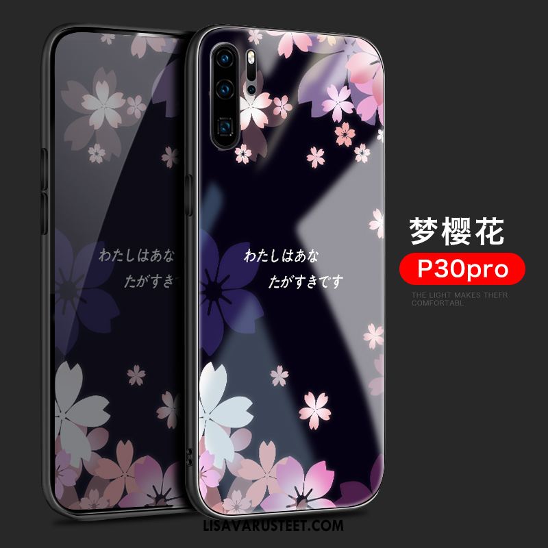 Huawei P30 Pro Kuoret Ohut Lasi Läpinäkyvä Tide-brändi Murtumaton Kuori Osta