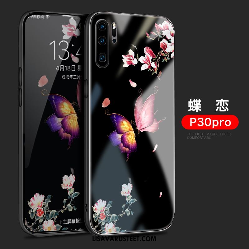 Huawei P30 Pro Kuoret Ohut Lasi Läpinäkyvä Tide-brändi Murtumaton Kuori Osta