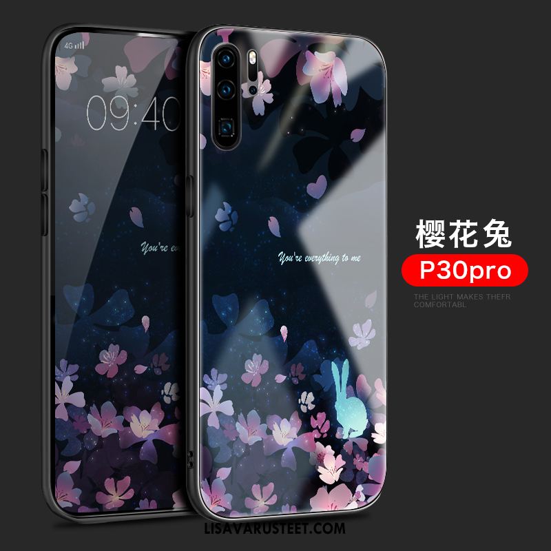 Huawei P30 Pro Kuoret Ohut Lasi Läpinäkyvä Tide-brändi Murtumaton Kuori Osta