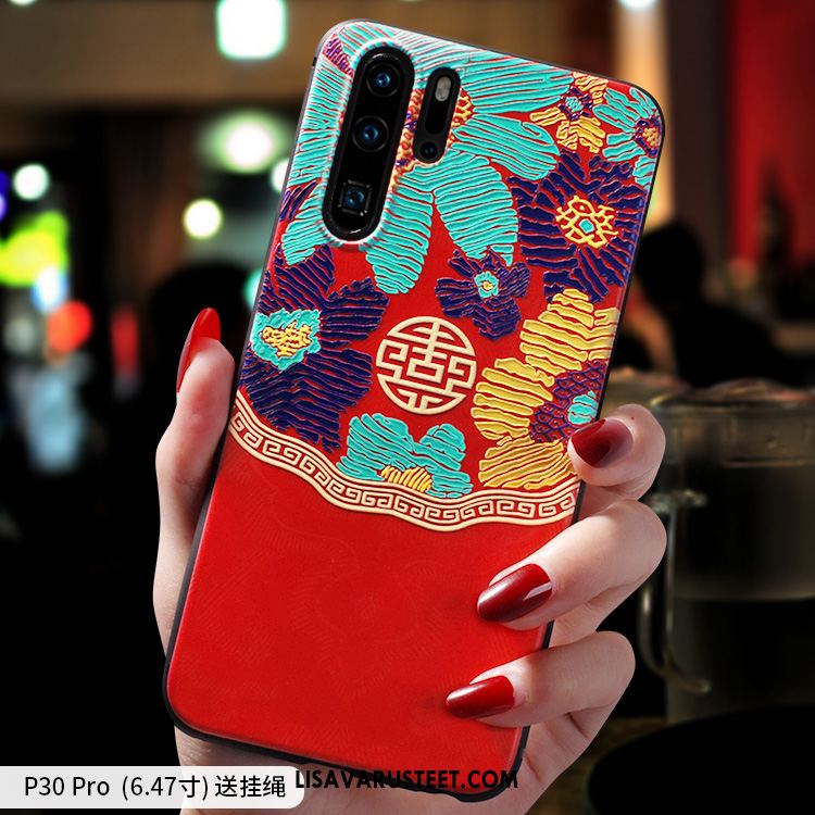 Huawei P30 Pro Kuoret Ohut Suojaus Puhelimen Kotelo Pesty Suede Myynti