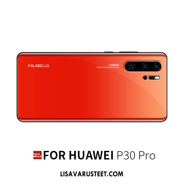 Huawei P30 Pro Kuoret Persoonallisuus Lasi Tide-brändi Murtumaton Kuori Verkossa