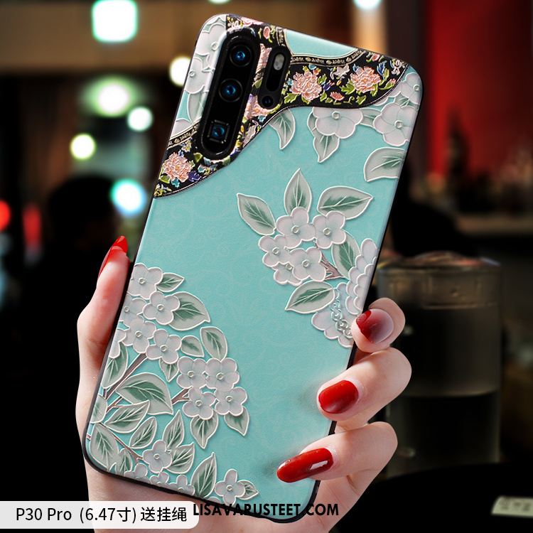 Huawei P30 Pro Kuoret Ripustettavat Koristeet Luova Kuori Pesty Suede Kiinalainen Tyyli Alennus