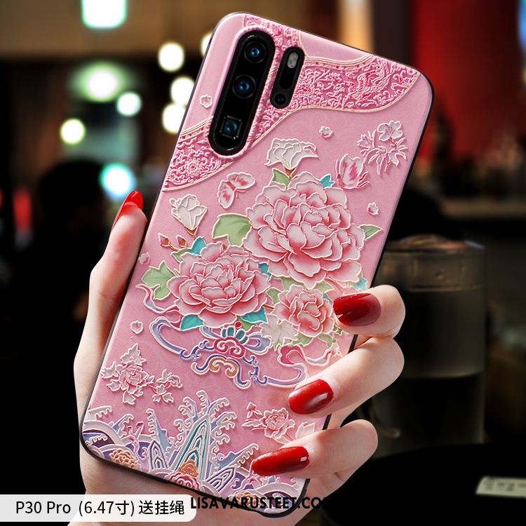 Huawei P30 Pro Kuoret Ripustettavat Koristeet Luova Kuori Pesty Suede Kiinalainen Tyyli Alennus