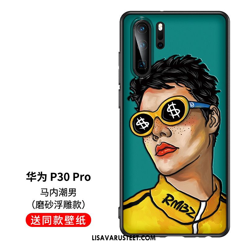 Huawei P30 Pro Kuoret Sarjakuva Puhelimen Murtumaton Punainen Luova Verkossa