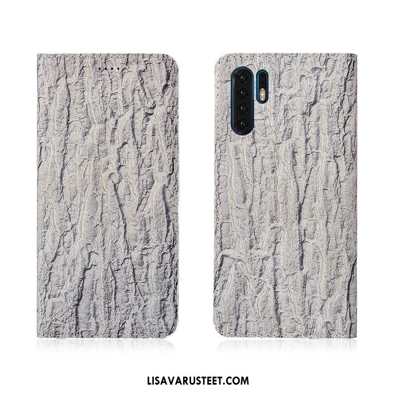 Huawei P30 Pro Kuoret Simpukka Aito Nahka Suojaus Silikoni Kotelo Kuori Osta