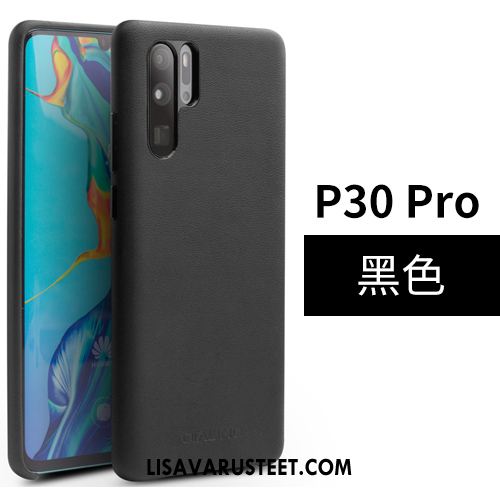 Huawei P30 Pro Kuoret Suojaus Pieni Nahka Kotelo Takakansi Kuori Myynti