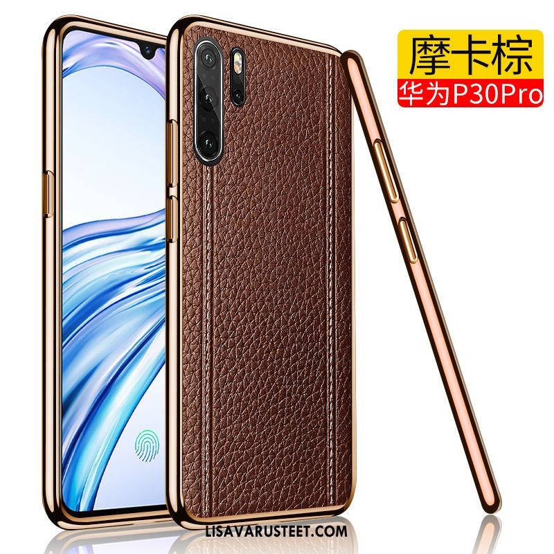 Huawei P30 Pro Kuoret Tide-brändi Aito Nahka Murtumaton Suojaus Ohut Halpa