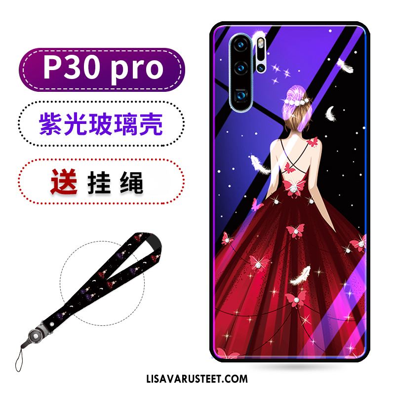 Huawei P30 Pro Kuoret Uusi Silikoni Violetti Tila Net Red Osta