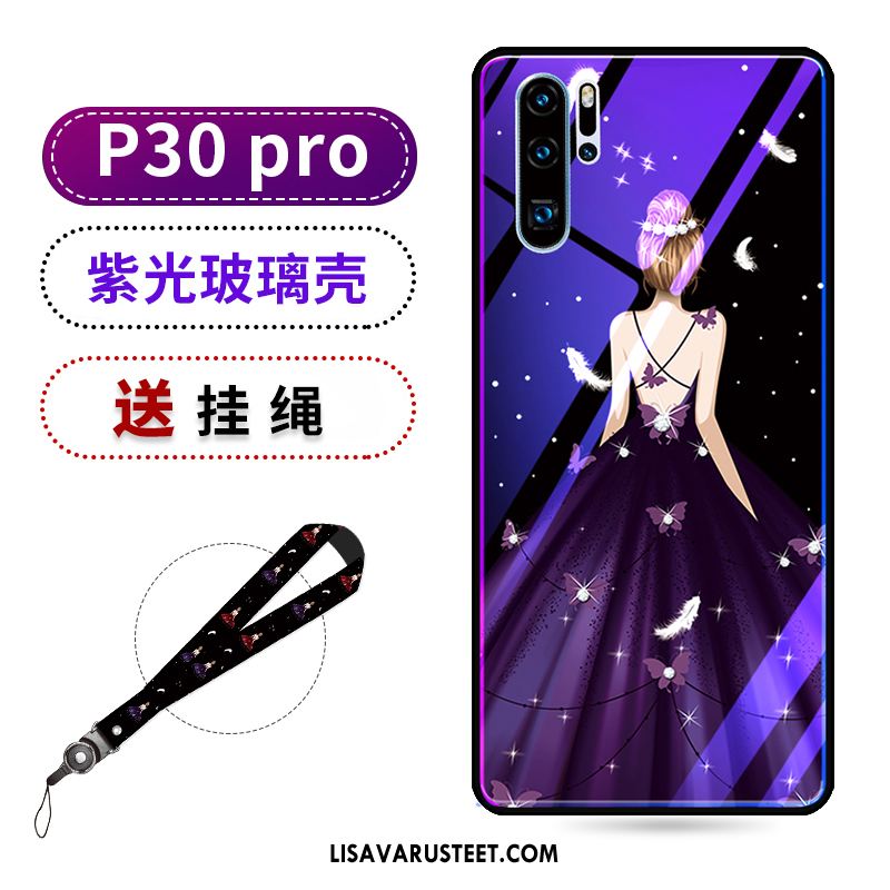 Huawei P30 Pro Kuoret Uusi Silikoni Violetti Tila Net Red Osta