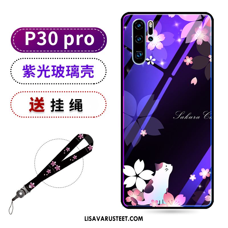 Huawei P30 Pro Kuoret Uusi Silikoni Violetti Tila Net Red Osta