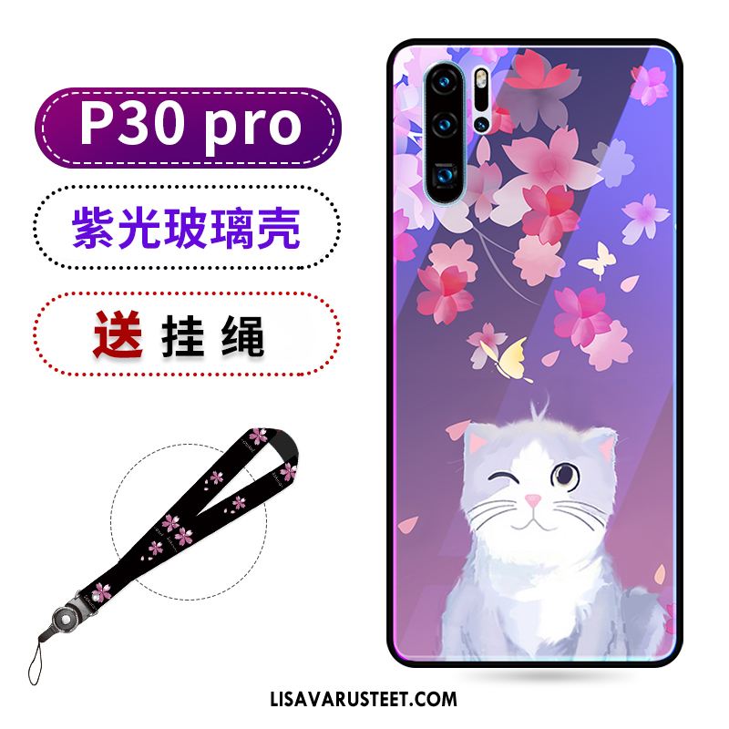 Huawei P30 Pro Kuoret Uusi Silikoni Violetti Tila Net Red Osta