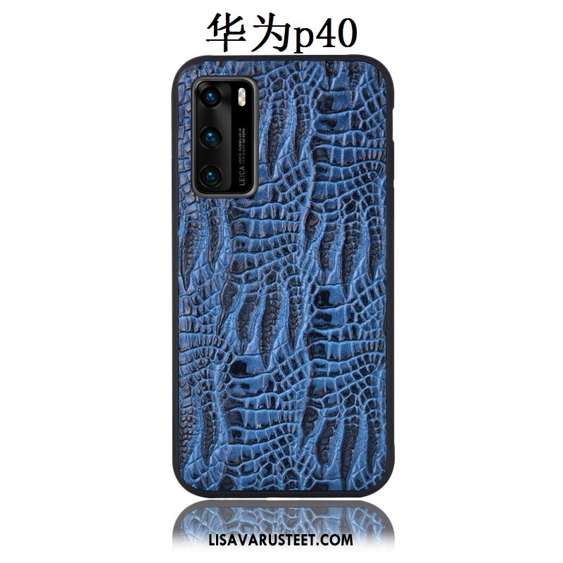 Huawei P40 Kuoret Krokotiili Puhelimen Aito Nahka Murtumaton All Inclusive Kauppa