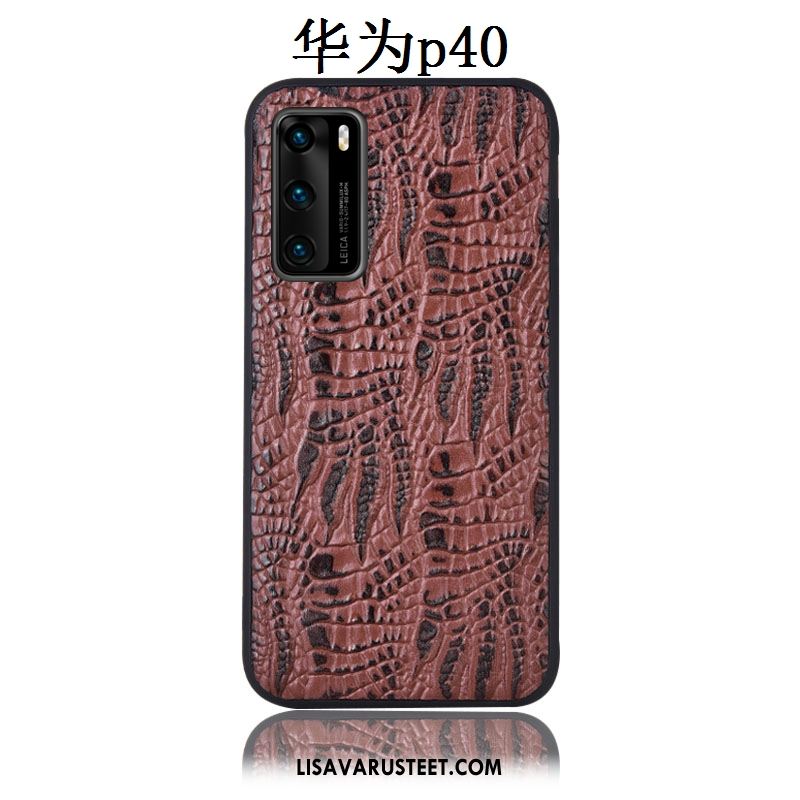 Huawei P40 Kuoret Krokotiili Puhelimen Aito Nahka Murtumaton All Inclusive Kauppa