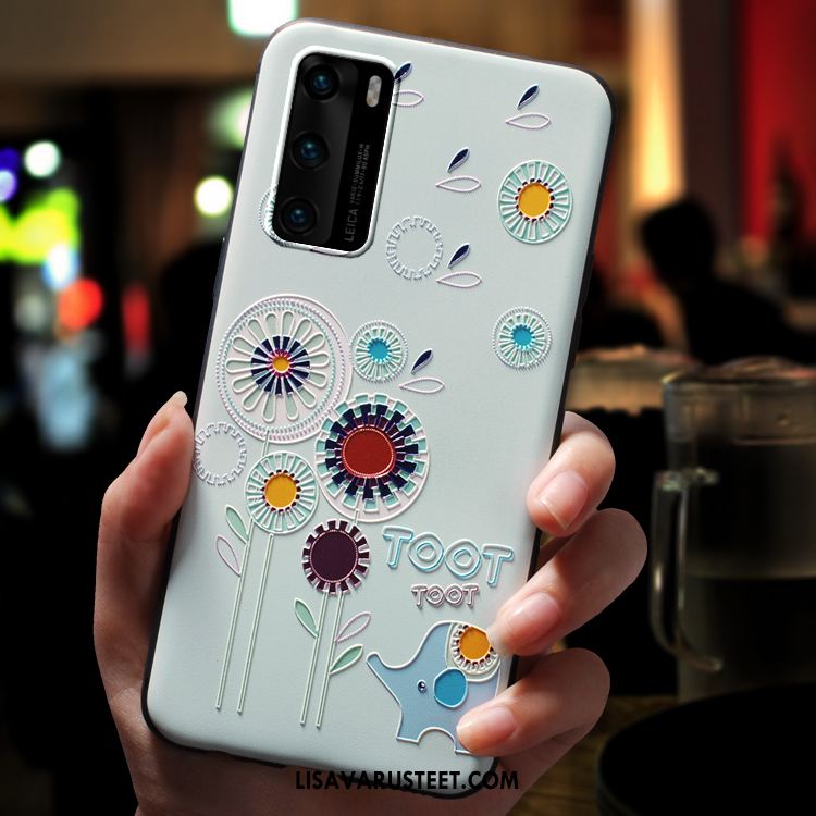 Huawei P40 Kuoret Suojaus Kuori Tide-brändi Uusi Vihreä Osta