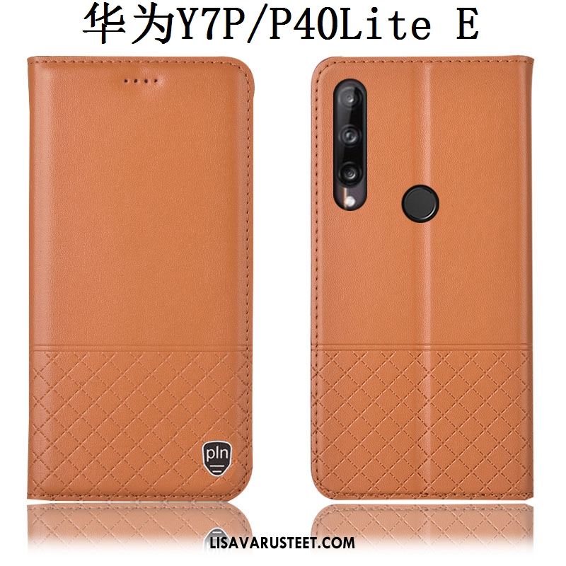 Huawei P40 Lite E Kuoret Puhelimen Murtumaton Nahkakotelo Musta All Inclusive Halpa