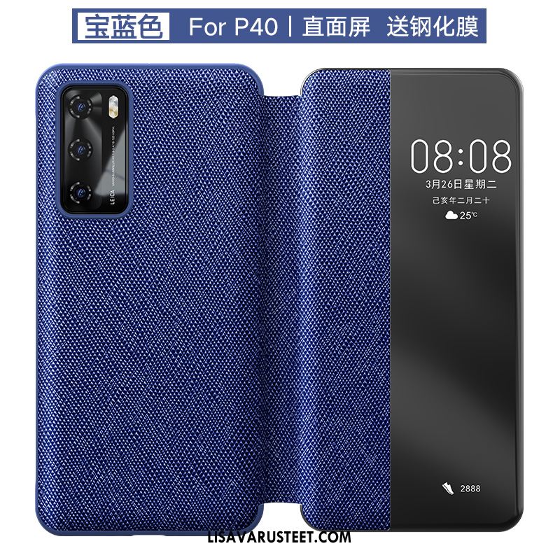 Huawei P40 Pro Kuoret Aito Nahka Simpukka Liiketoiminta Ylellisyys Puhelimen Myynti