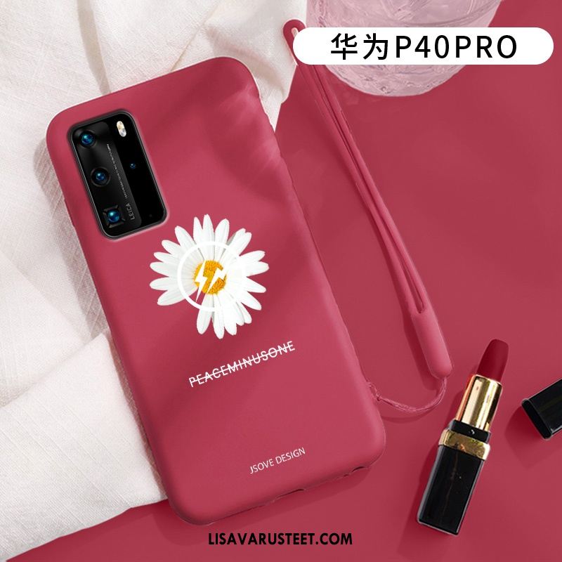 Huawei P40 Pro Kuoret Murtumaton Silikoni Tuuli Vihreä Kuori Netistä